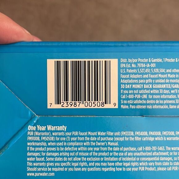 PUR Basic Water Filtration System White Model FM-3333B - Picture 9 of 9